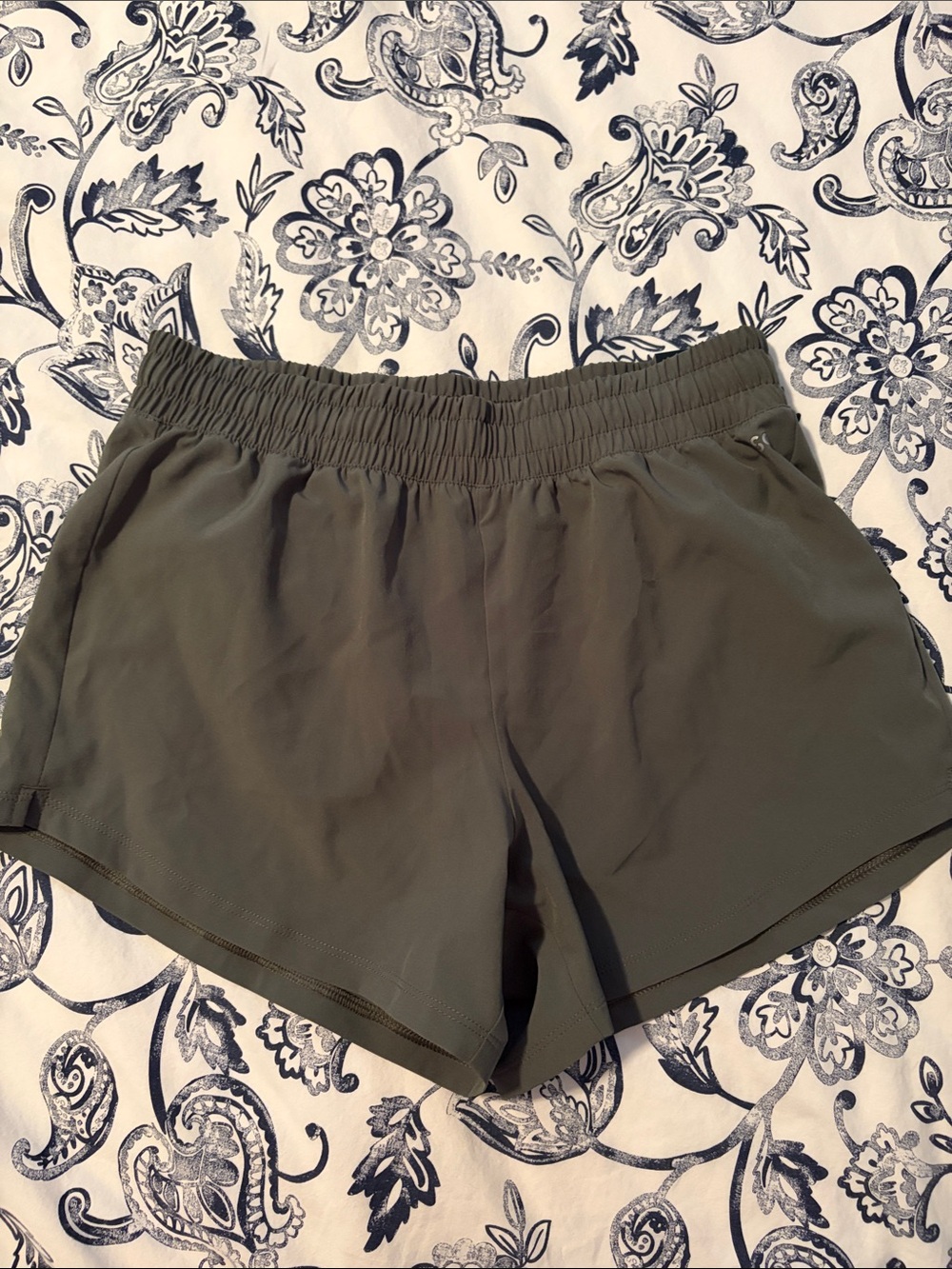 DSG Girls NWT Olive Green Elastic-Waist Athletic Shorts